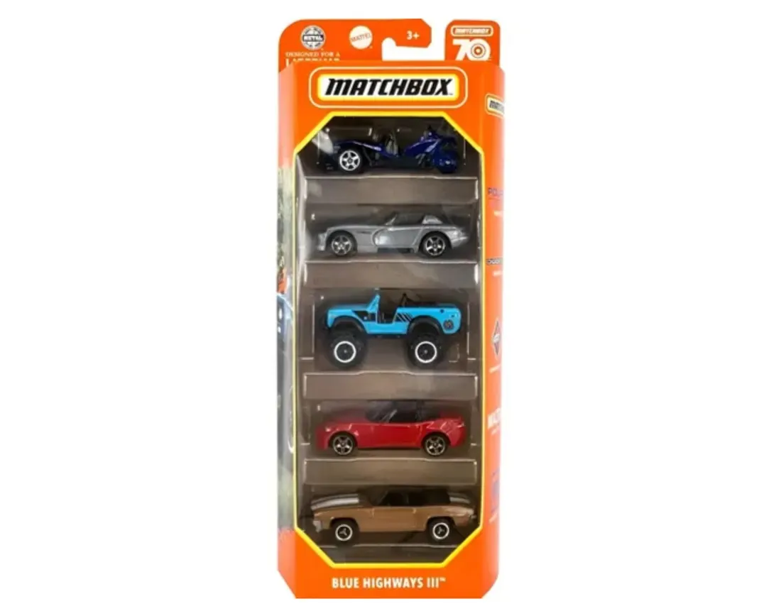 5 Pack Matchbox