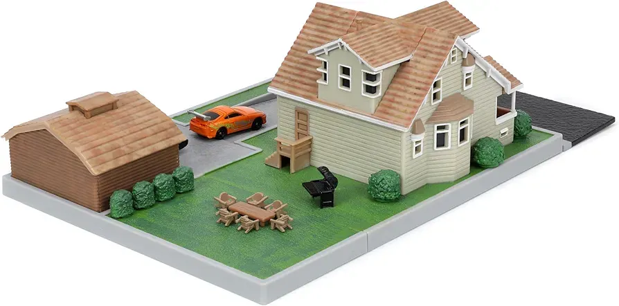 Casa Toretto y carros miniatura
