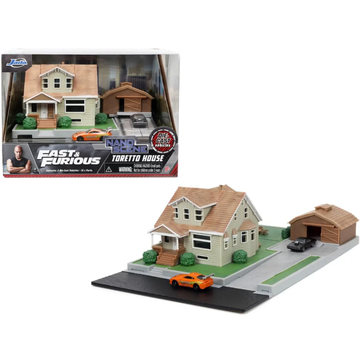 Casa Toretto y carros miniatura