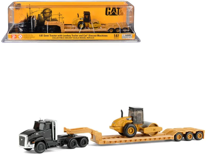 Kenworth T880 Lowboy & Aplanadora CAT
